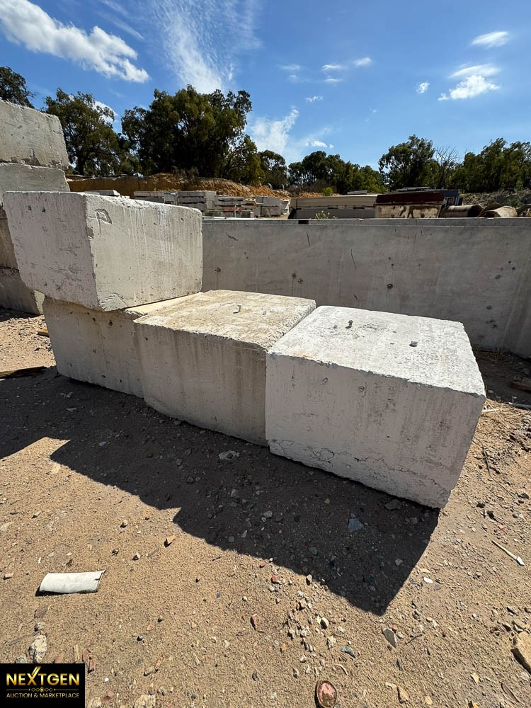 Two concrete blocks