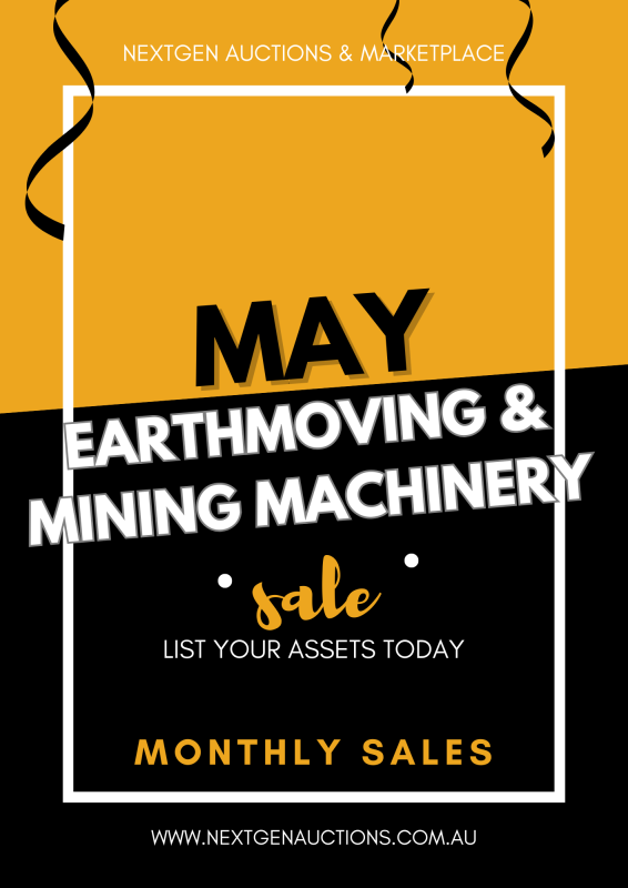 Monthly Earthmoving  Mining Machinery Online  Auction