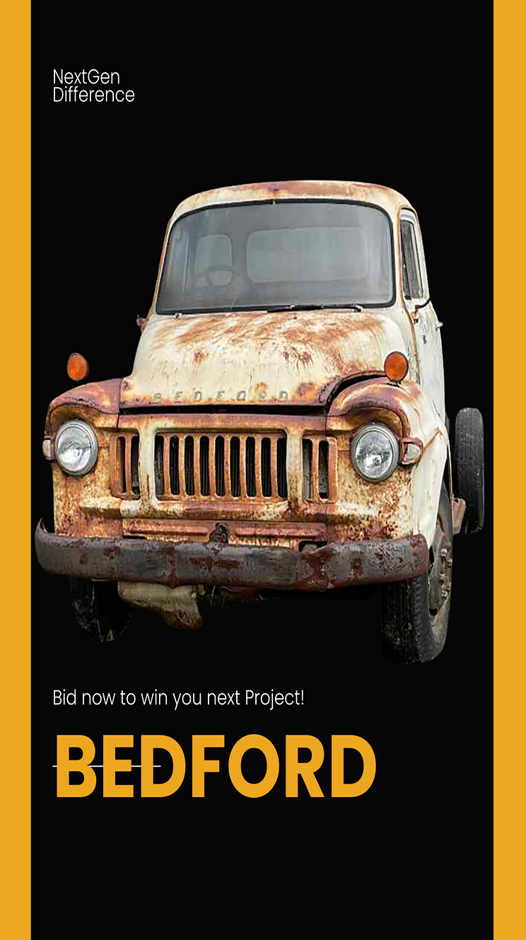 Collectable vintage Bedford Truck