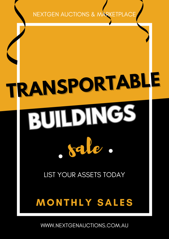TRANSPORTABLE BUILDINGS AUCTION