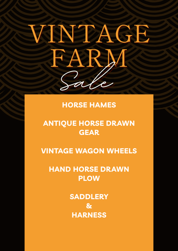Antique Horse Drawn Implements  Vintage Saddlery Auction
