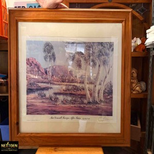 Mac Donnell Ranges After Rain Print framed