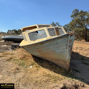 Wooden fishing boat
