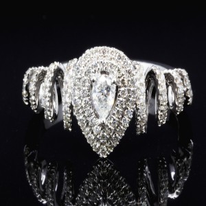 18k Solid gold and Diamond ring