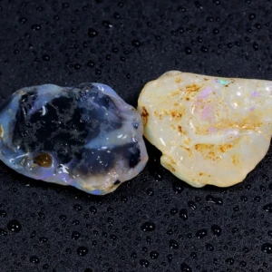 21ct Lighting Ridge Dark opal rough parcel F433