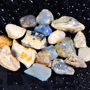 Lightning ridge dark opal rough parcel 045