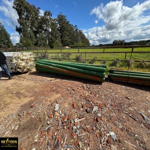 Bundle of 150mm Fiberglass Pipes