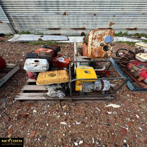 Pallet of used generators and small motors 0011