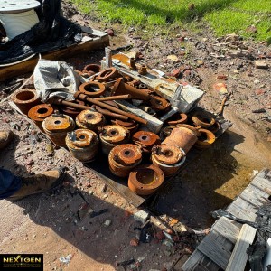 Pallet of Steel parts 0033