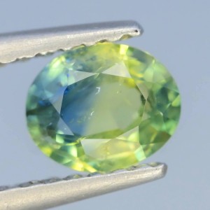 Parti yellow green blue Sapphire