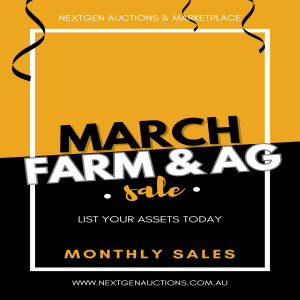 WELCOME TO MARCH AG SALE