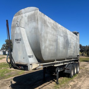 2003 Lusty Ems Slider Tipper Triaxle A trailer